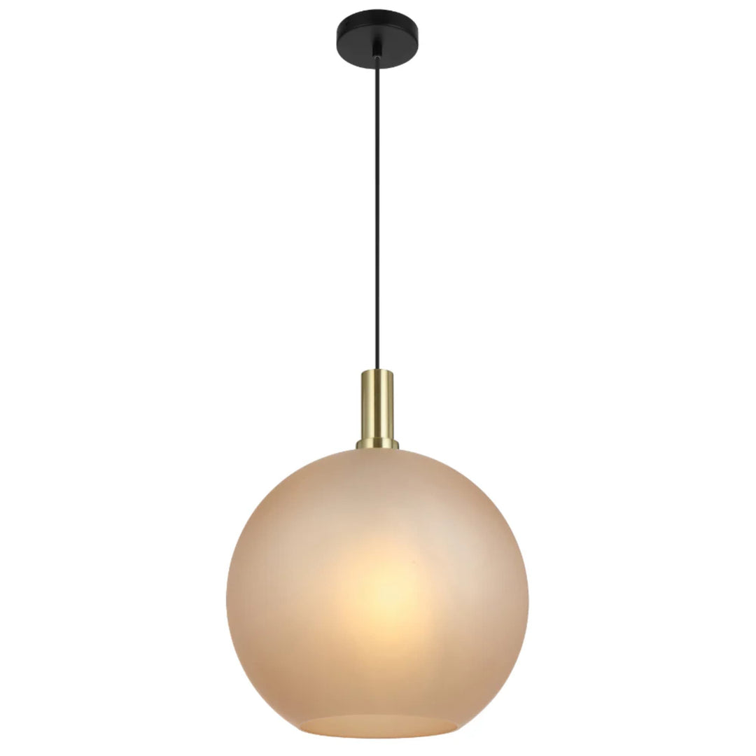 Telbix Patino Large Glass Pendant (E27) | Amber