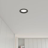 Calibo Zazu Recessed Tricolour LED Downlight with Changeable Face Plate | Black