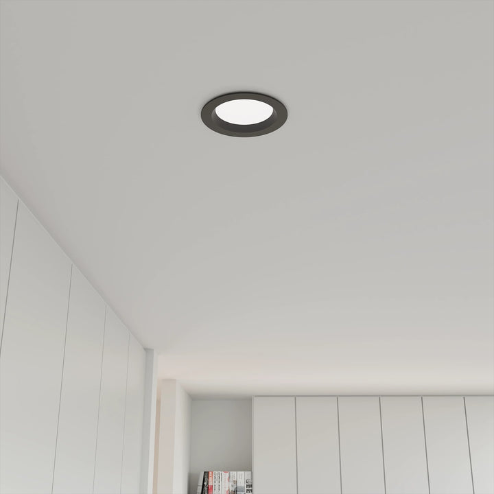Calibo Zazu Recessed Tricolour LED Downlight with Changeable Face Plate | Black