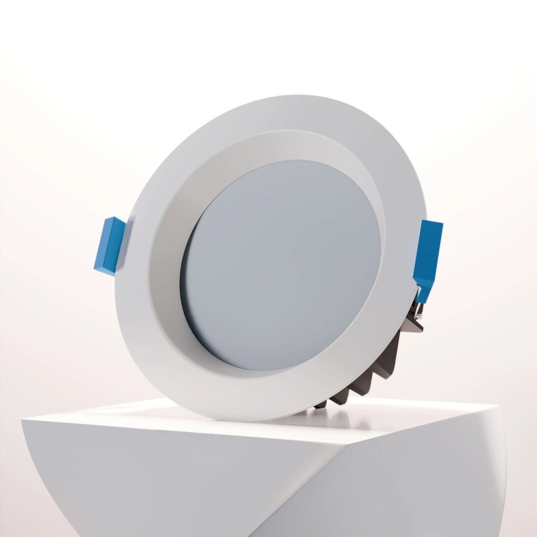 Calibo Zazu Recessed Tricolour LED Downlight with Changeable Face Plate | White