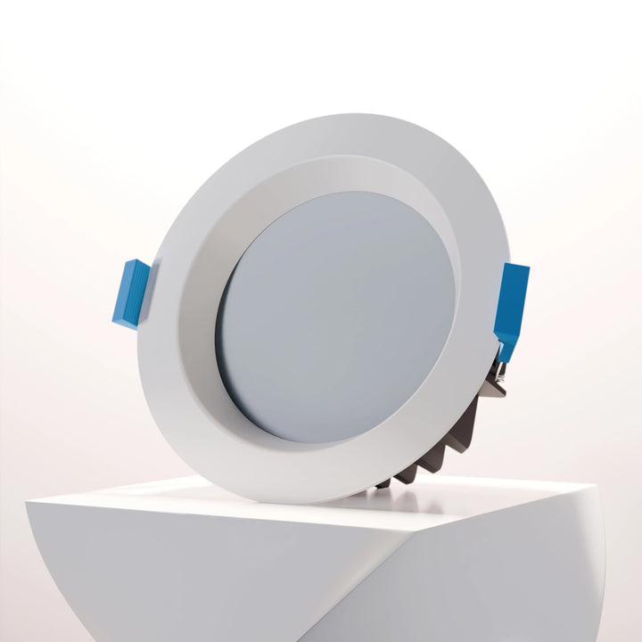 Calibo Zazu Recessed Tricolour LED Downlight with Changeable Face Plate | White