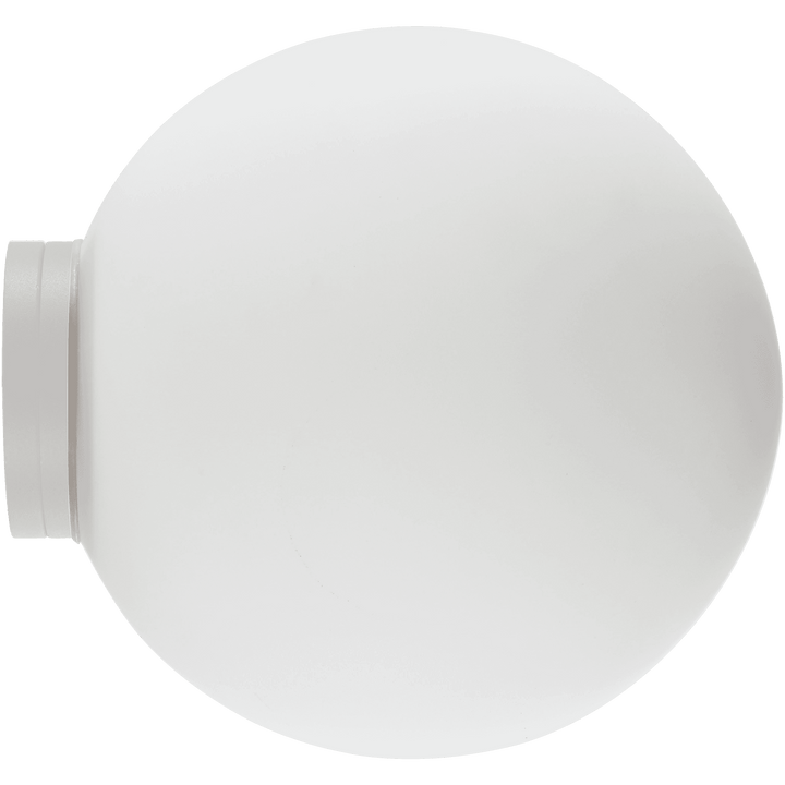 Calibo Crest Opal Glass 140mm Orb Wall Light | White