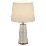 Telbix Fusell 1 Light Table Lamp (E27) | White