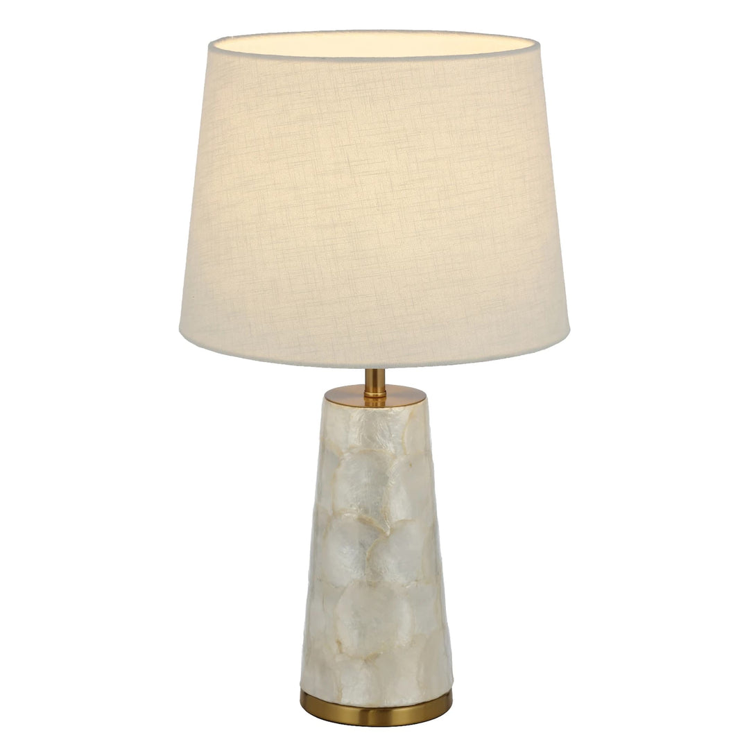 Telbix Fusell 1 Light Table Lamp (E27) | White