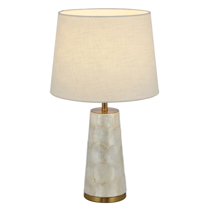 Telbix Fusell 1 Light Table Lamp (E27) | White