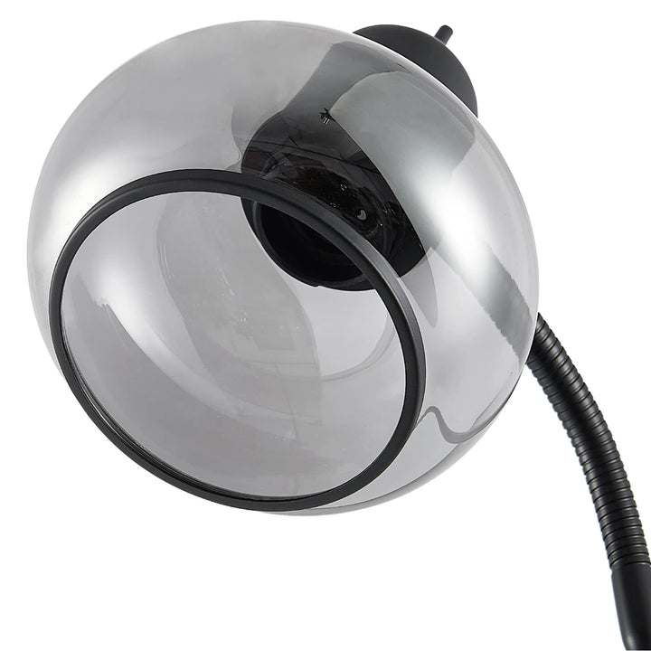 Telbix Marbell 1 Light Floor Lamp (E27) | Black