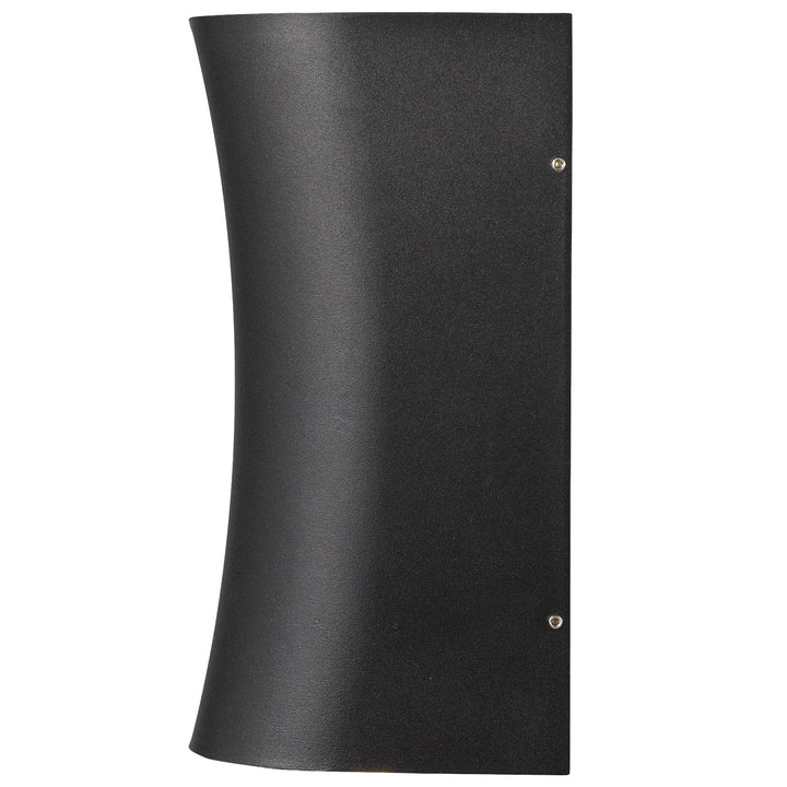 Telbix Vita Exterior Up/Down CCT LED Wall Light | Black