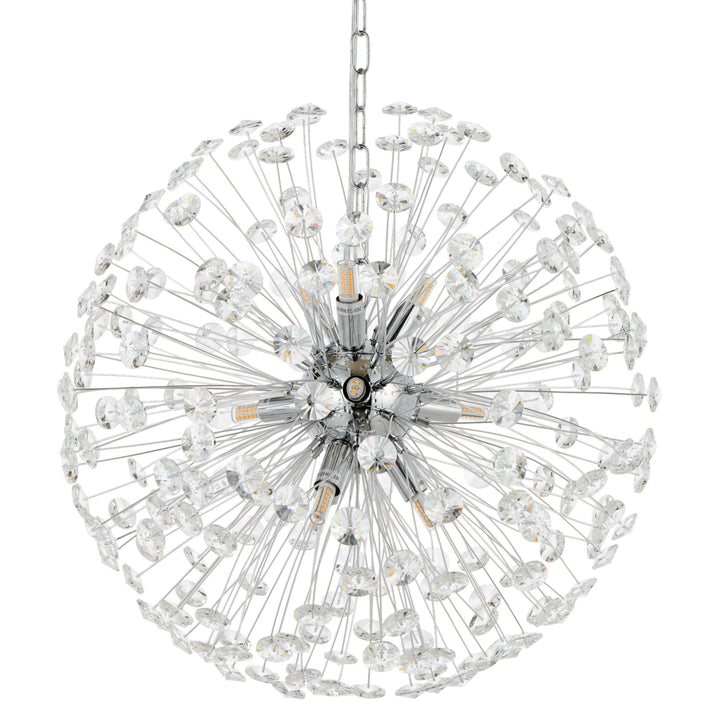 Telbix Lerida 9 Light Pendant | Chrome