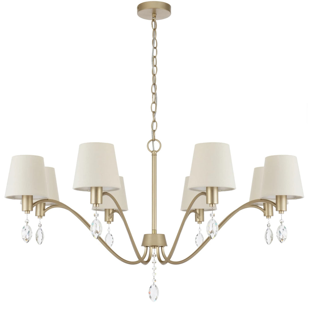 Telbix Malvern 8 Light Pendant Light | Antique Silver