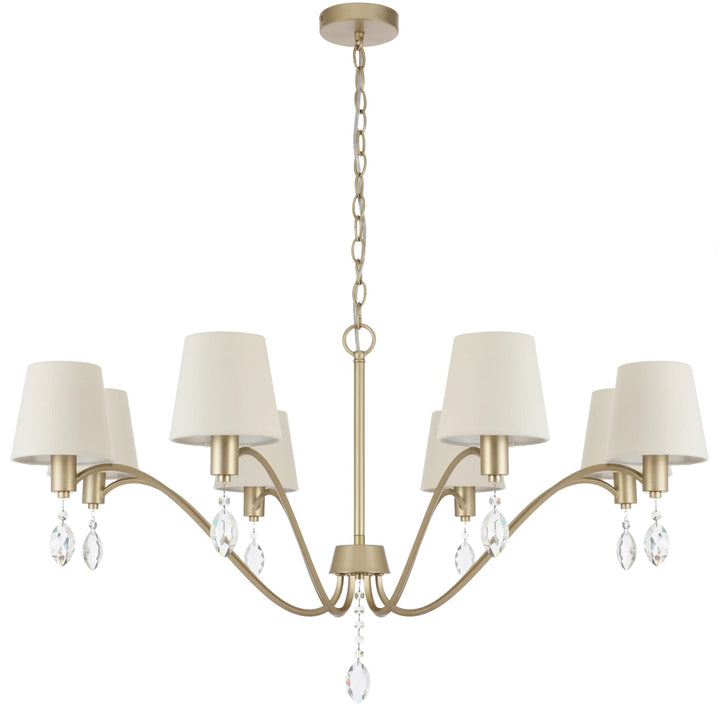 Telbix Malvern 8 Light Pendant Light | Antique Silver