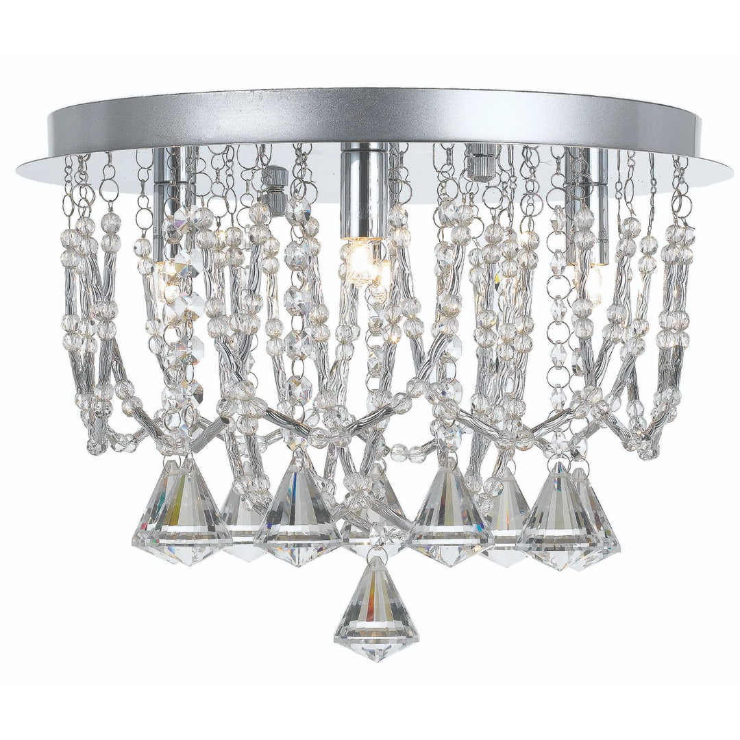 Telbix Sandro 5 Light Crystal CTC Light | Chrome