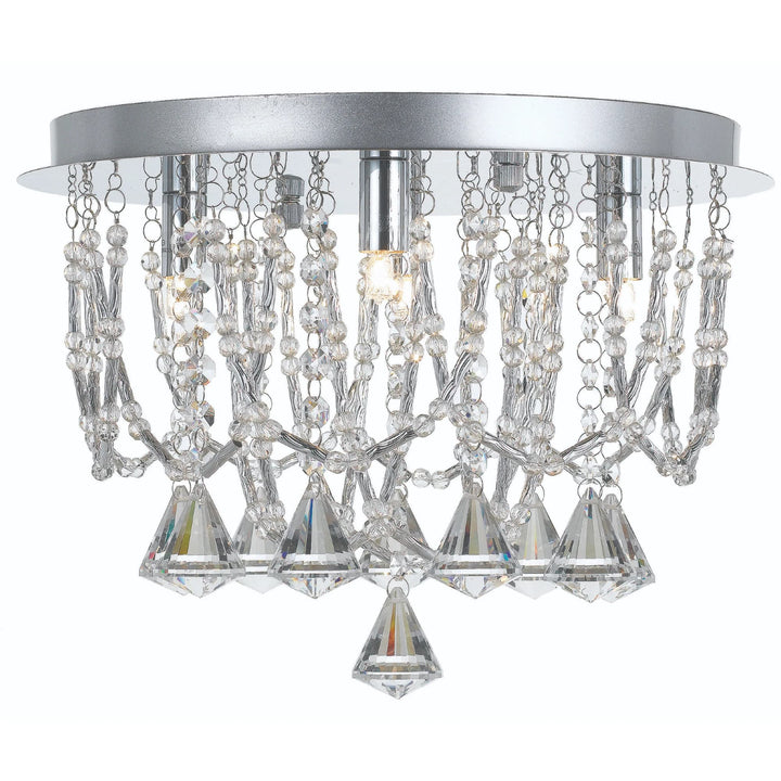 Telbix Sandro 5 Light Crystal CTC Light | Chrome