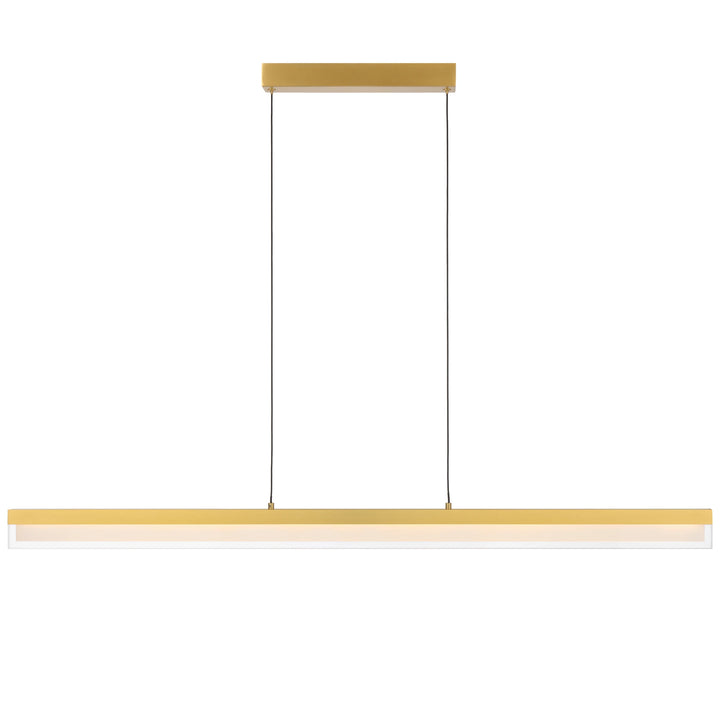 Telbix Salas LED Bar Pendant Light | Brass