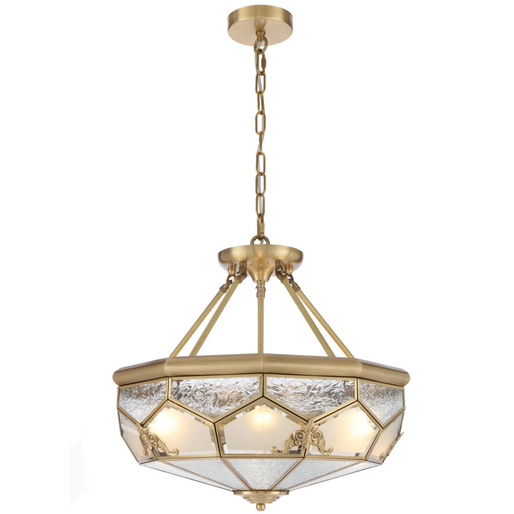 Telbix Valmont 6 Light Pendant Light | Brass