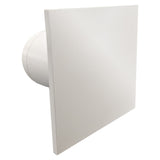 Fanco Dynamic 100 Square Wall/Ceiling Exhaust Fan with Matte Finish | White
