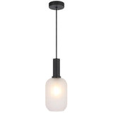 Telbix Black Aosta Pendant Light | Small