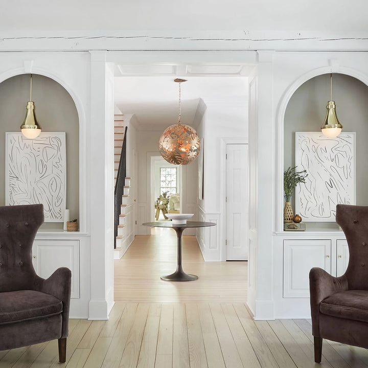 Hinkley Oliver Small Pendant Light | Bright Brass