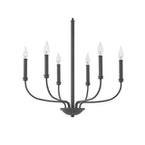 Hinkley Alister 6 Light Chandelier | Buckeye Bronze