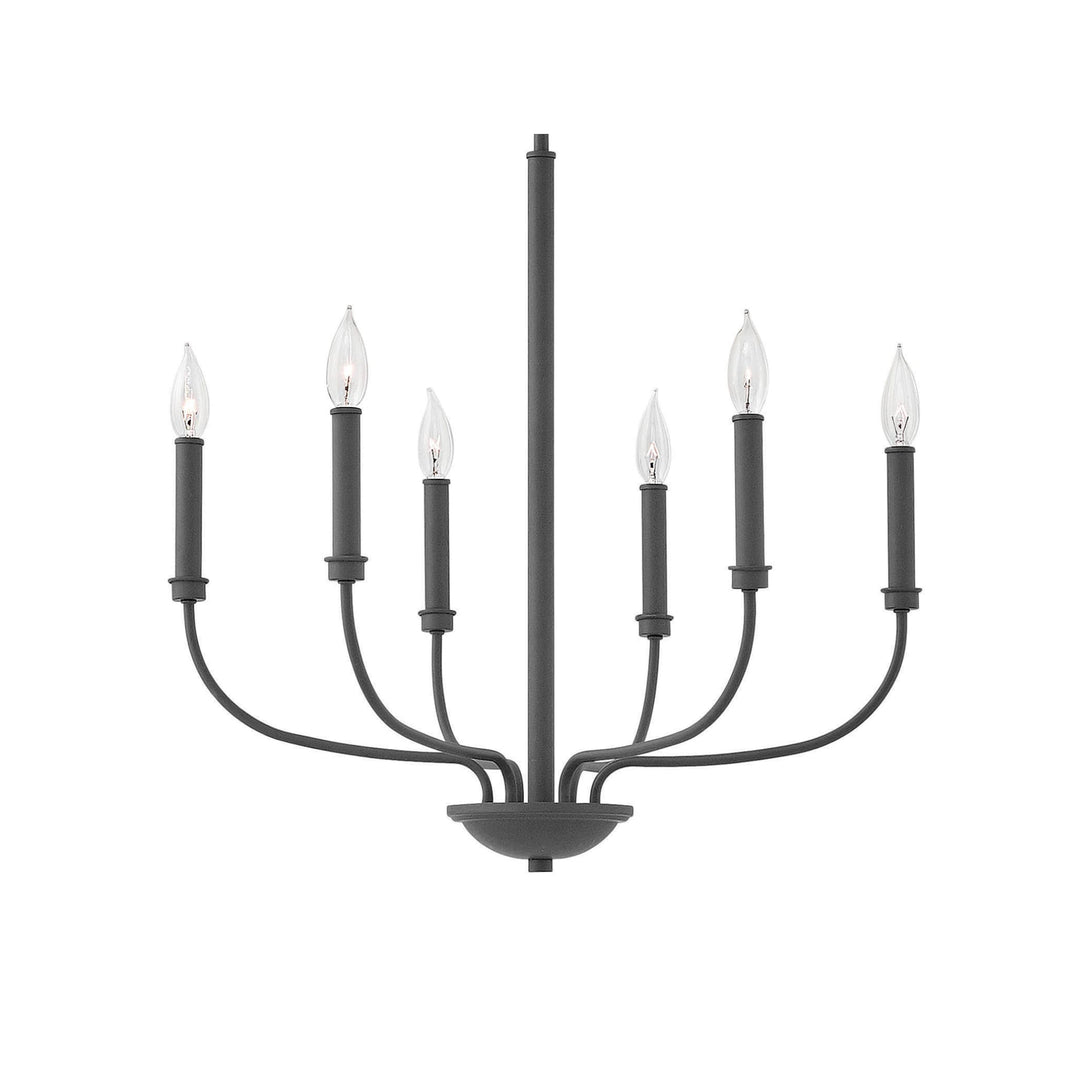 Hinkley Alister 6 Light Chandelier | Buckeye Bronze