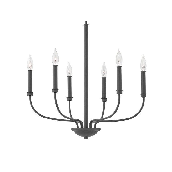 Hinkley Alister 6 Light Chandelier | Buckeye Bronze