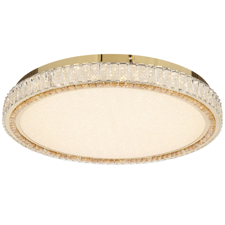 Telbix Lucent 600mm LED Oyster Light | Gold
