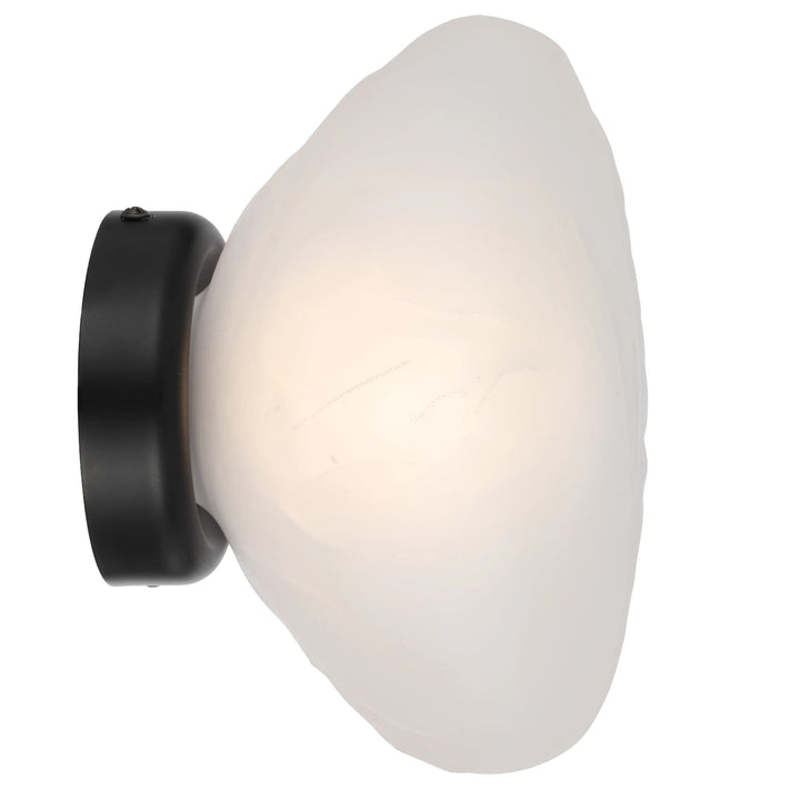 Telbix Zecca Wall Light | Black and Frost