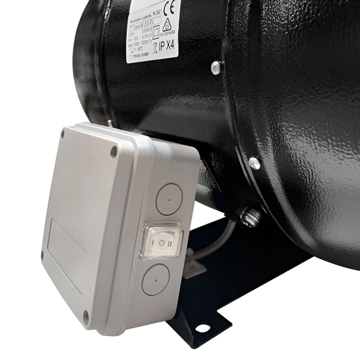 Fanco TT Mixflow Silent Plug and Play Inline Exhaust Fan | 150mm