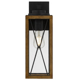 Telbix Mallory 40 Exterior Wall Light | Black