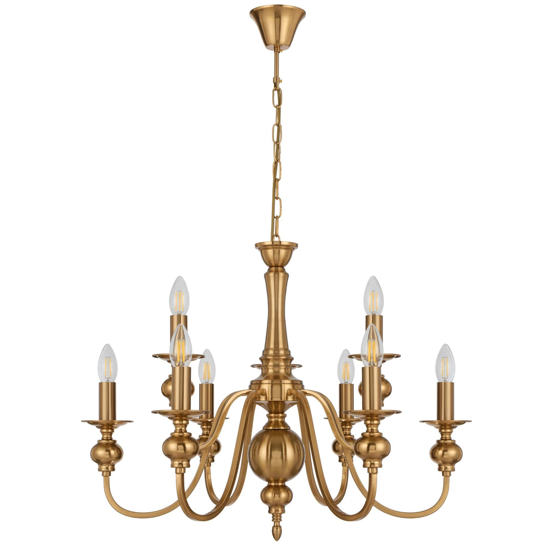 Telbix Siedel 9-Light Pendant | Copper