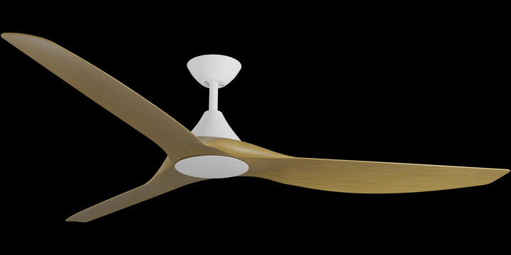 Calibo Smart CloudFan 72" (1830mm) ABS DC Ceiling Fan and Remote | White & Teak