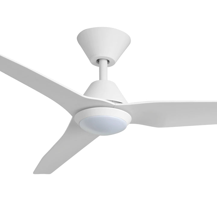 Fanco Smart Infinity-iD 48" DC Ceiling Fan With 18W Dimmable CCT LED Light & Remote | White