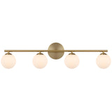 Telbix Moran 4 Light Vanity Light | Antique Gold