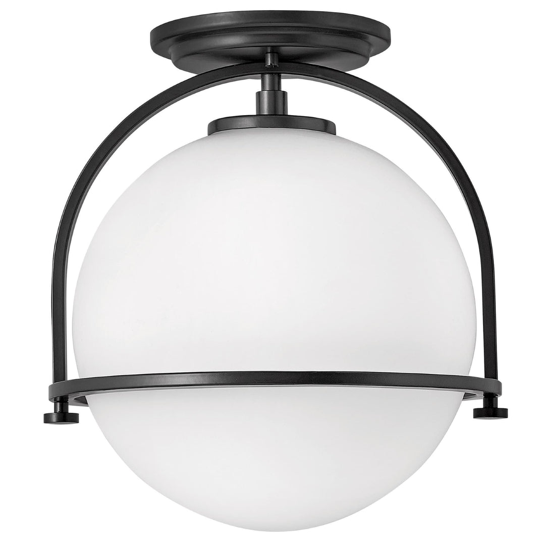 Hinkley Somerset Small Semi-Flush Mount | Black