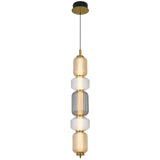 Telbix Torso 5 Light LED Pendant | Brass