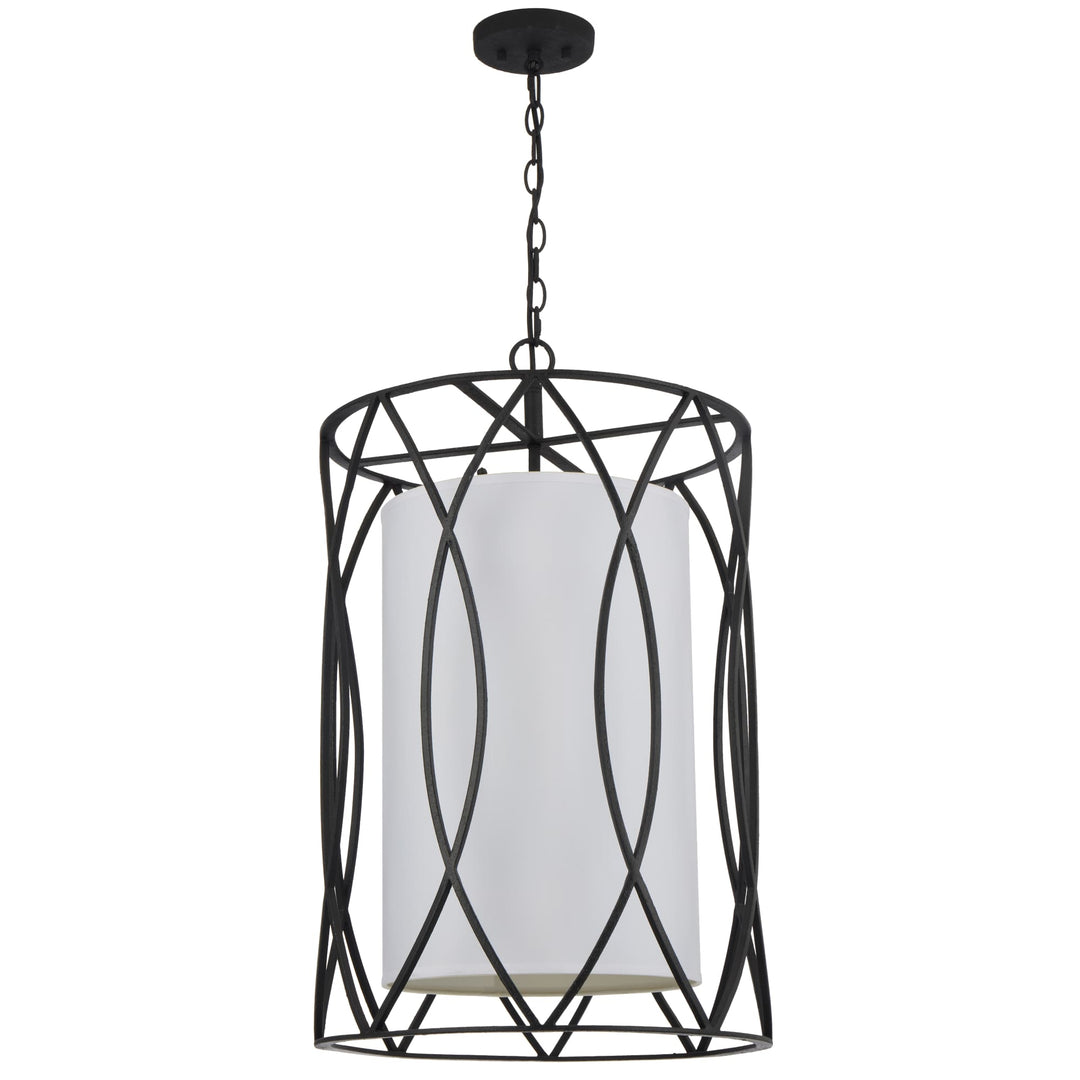 Telbix Dover 4 Light Pendant | Black