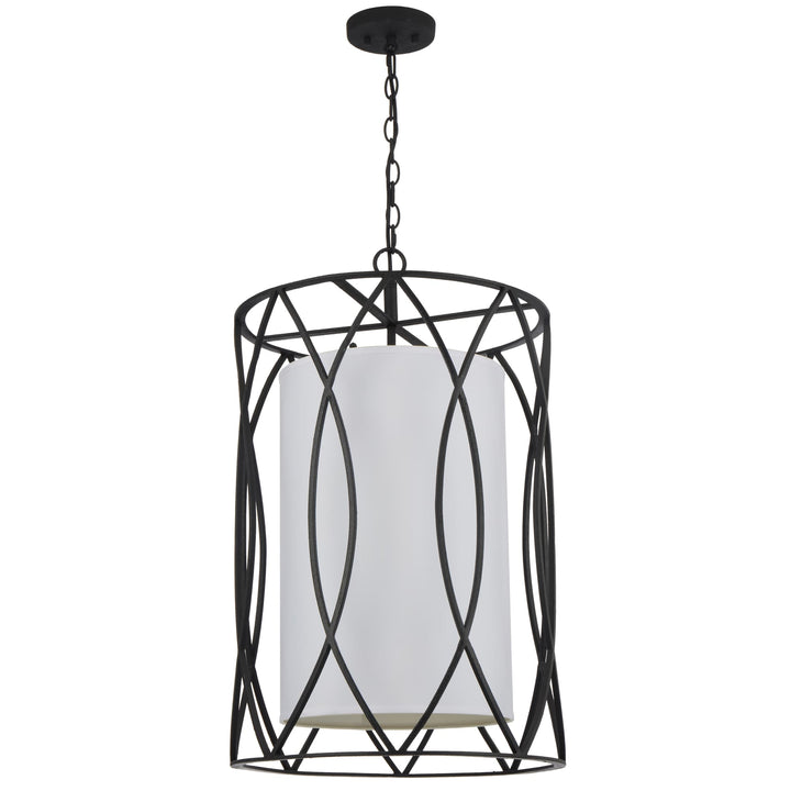 Telbix Dover 4 Light Pendant | Black