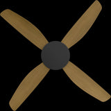 Calibo Vanga 48" DC Smart Ceiling Fan with Remote Control | Black and Teak