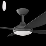 Calibo Vanga 52" DC Smart Ceiling Fan with LED Light and Remote Control | Black