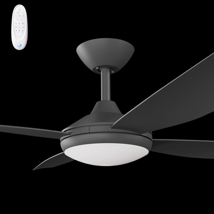 Calibo Vanga 52" DC Smart Ceiling Fan with LED Light and Remote Control | Black