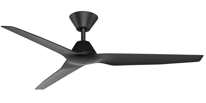 Fanco Infinity-iD 54" Smart DC Ceiling Fan with TriControl | Black