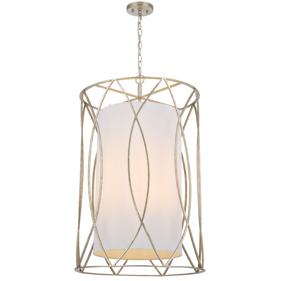 Telbix Dover 8 Light Pendant | Antique Silver