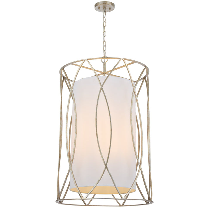 Telbix Dover 8 Light Pendant | Antique Silver