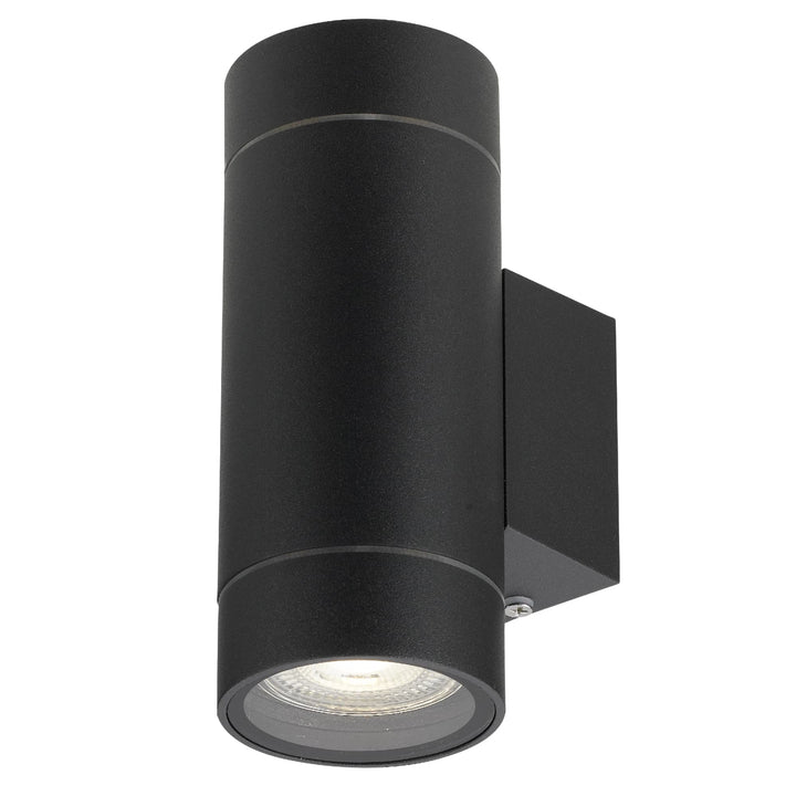 Telbix Kman 12W LED Up/Down Wall Light | Black