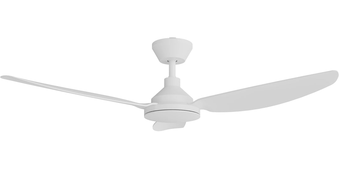 Calibo Sora 52" DC Ceiling Fan with Wall Control and Remote | White