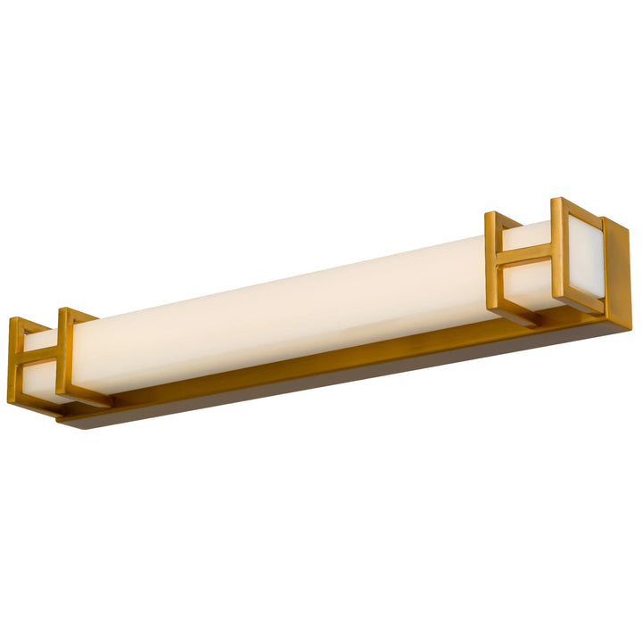 Telbix Gilson Small Tricolour LED Vanity Light | Antique Gold