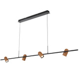 Telbix Kindle 4 Light Pendant Light | Black