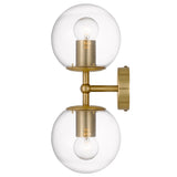 Eterna Telbix Handcrafted Twin Wall Lamp (E27) | Antique Gold