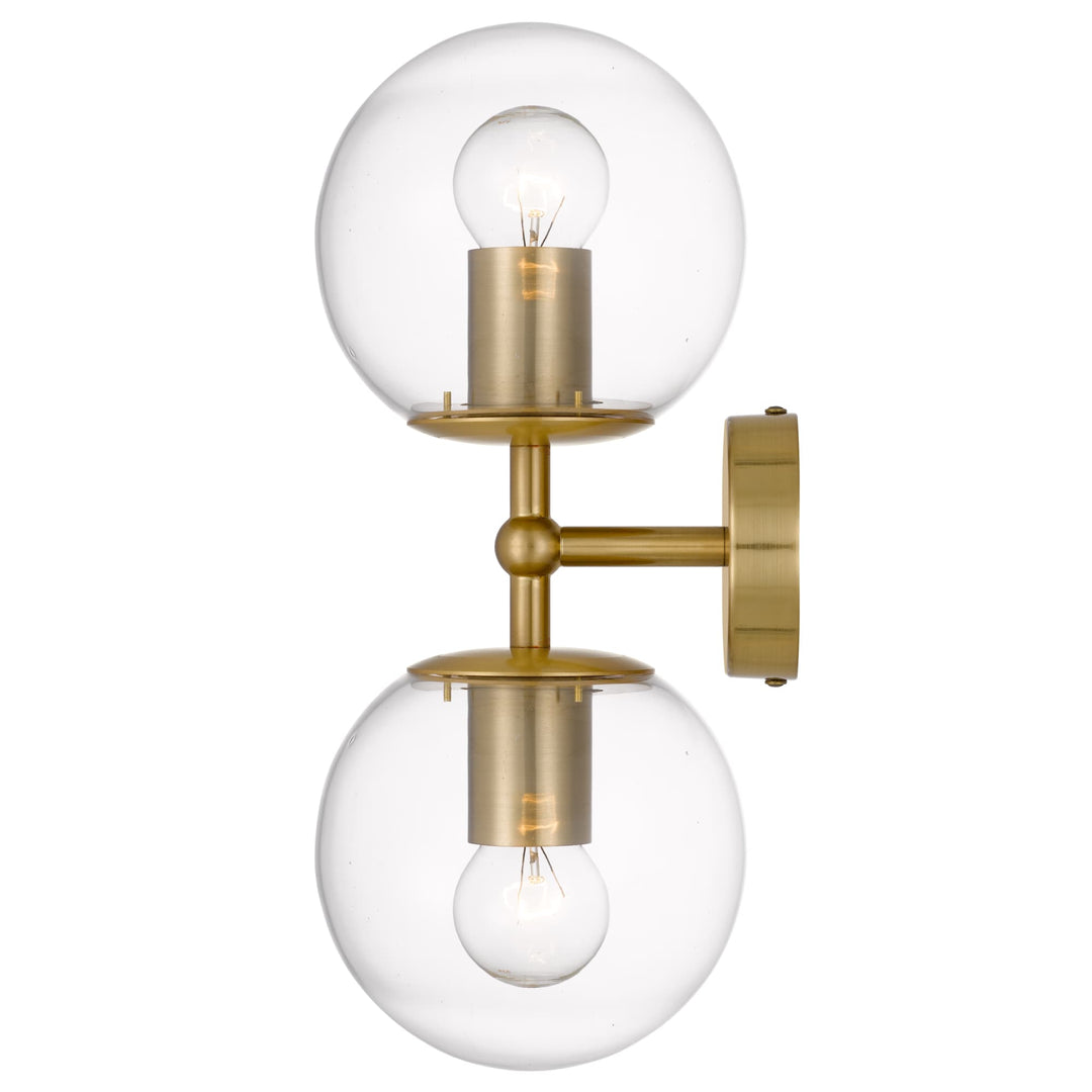 Eterna Telbix Handcrafted Twin Wall Lamp (E27) | Antique Gold