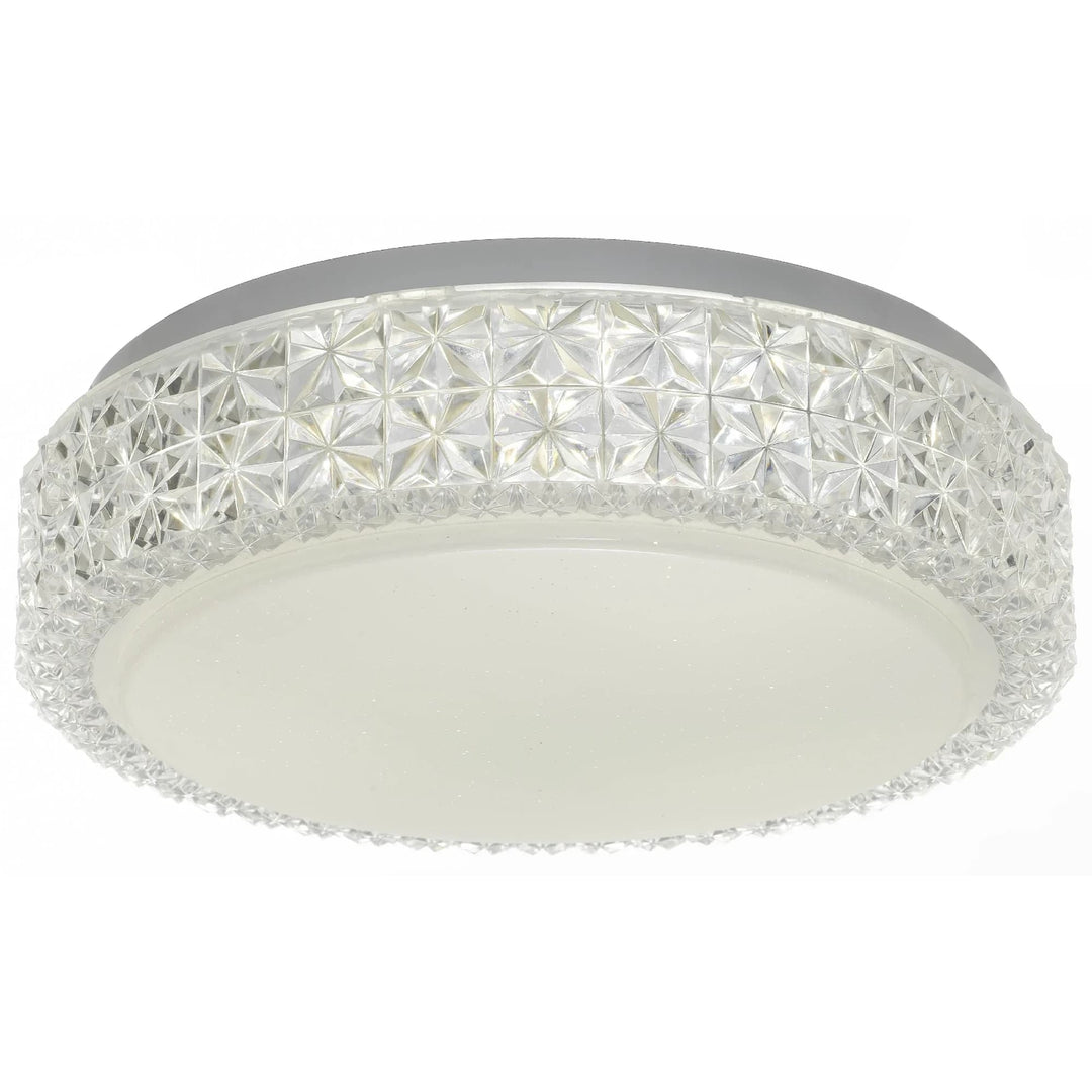 Telbix Amelia 18W LED Oyster Light | White