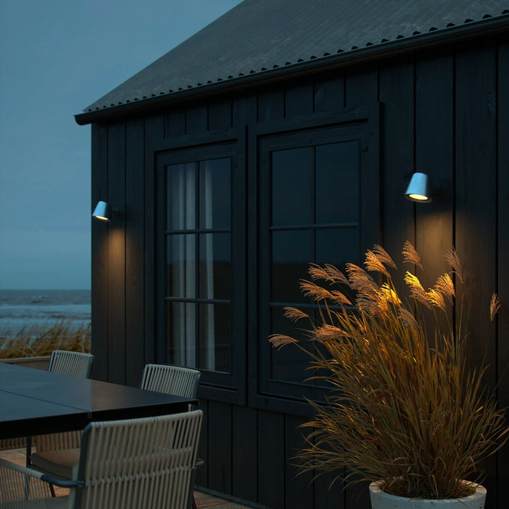 Nordlux Aleria Outdoor Wall Light | Galvanised